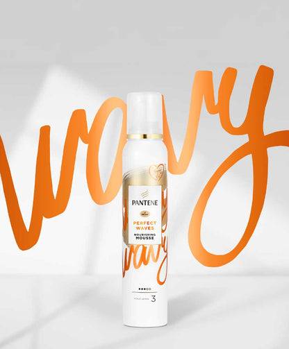 Pantene Pro-V Perfect Waves Nourishing Mousse 200 ml Hold Level 3 Soft Waves & Nourishing Styling