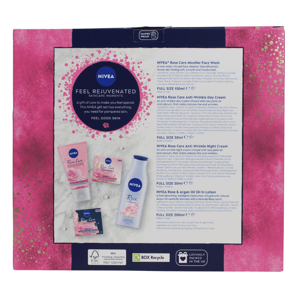 Nivea Feel Rejuvenated Skincare Moments 4-Piece Gift Set
