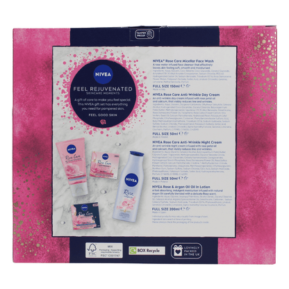 Nivea Feel Rejuvenated Skincare Moments 4-Piece Gift Set