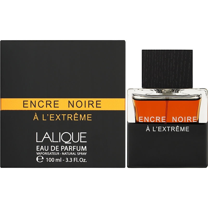 Lalique Encre Noire À L’Extrême Eau De Parfum 100ml Intense Woody Aromatic Fragrance for Men