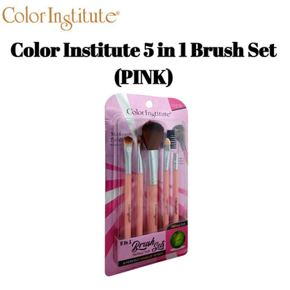 Color Institute 5 in 1 Brush Set (Pink)