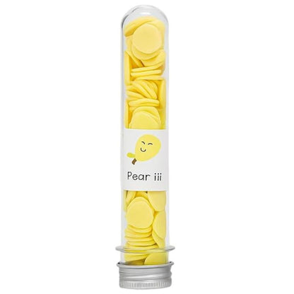 Wink Colorful Paper Craft Fruits Series Pear Flavour Travel Soap Strips in Test Tube Jar – Portable Disposable Hand Wash Soap