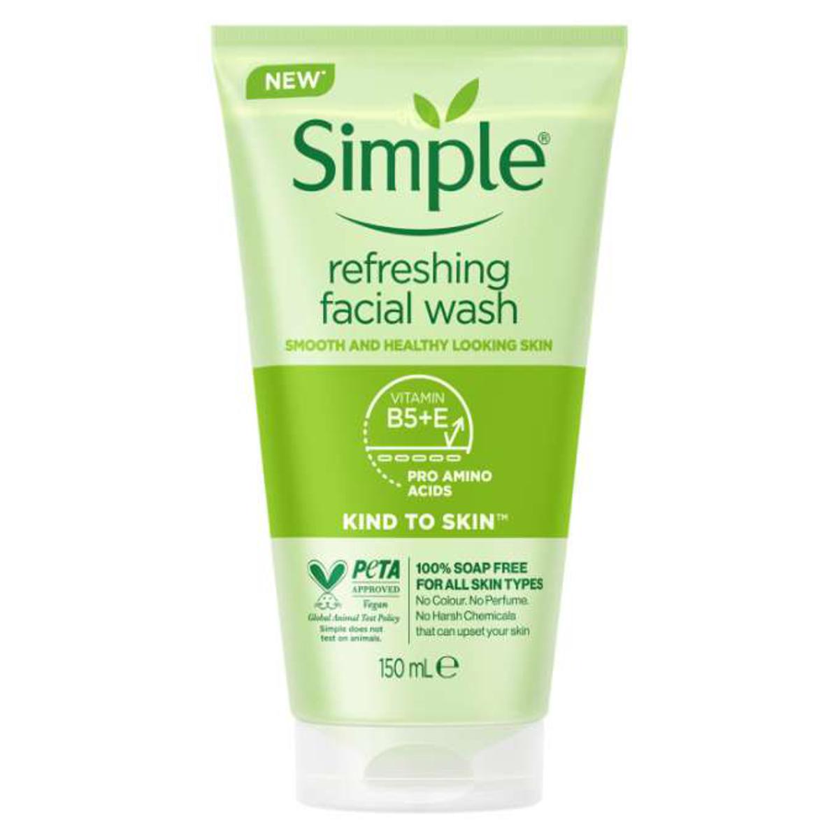 Simple Refreshing Facial Wash - 150Ml