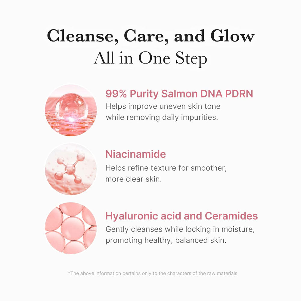 Medicube PDRN Pink Niacinamide Whip Cleanser 120 g Brightening Cleanse & Skin Repair (K Beauty)
