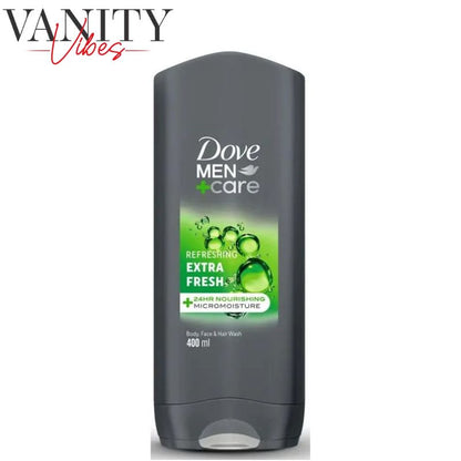 Dove Men + Care Refreshing Extra Fresh 3-in-1 Body, Face & Hair Wash 400ml