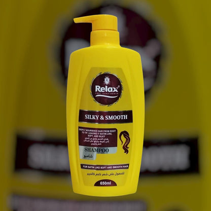 Relax Feel Confident Silky & Smooth Shampoo 650ml