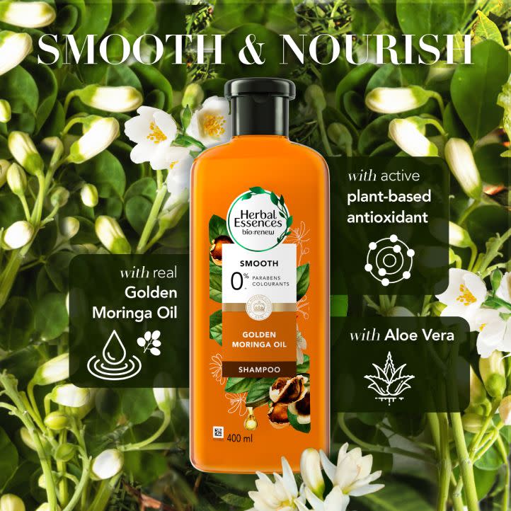 Herbal Essences Golden Moringa Oil Smooth Shampoo 400ml