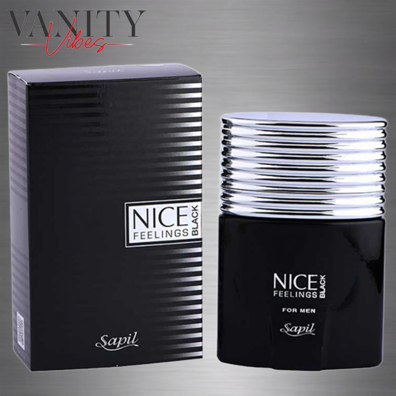 Nice Feelings Black by Sapil Eau de Toilette 75ml for Men
