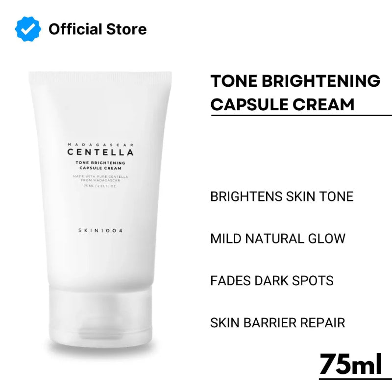 SKIN1004 Madagascar Centella Tone Brightening Capsule Cream 75 ml Brightening Care & Soothing Hydration (K Beauty)