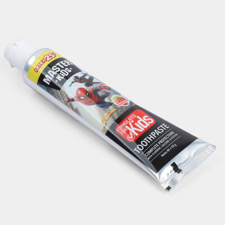 Master Kids Spider Man Strawberry Tooth Paste 40+ 10g