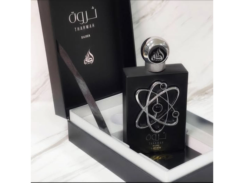 Lattafa Tharwah Silver Perfumes for Unisex Eau de Parfum For women And Men