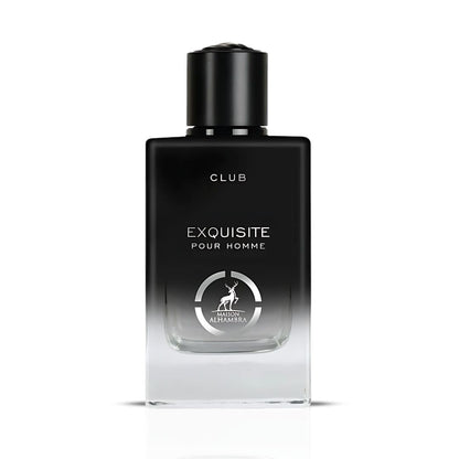 Exquisite Club Pour Homme Eau de Parfum Spray 100ml by Maison Alhambra Long-Lasting Elegant & Masculine Fragrance