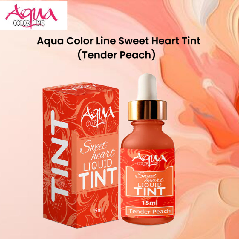 Aqua Color Line Sweet Heart Tint (Tender Peach)