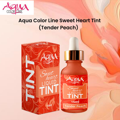 Aqua Color Line Sweet Heart Tint (Tender Peach)