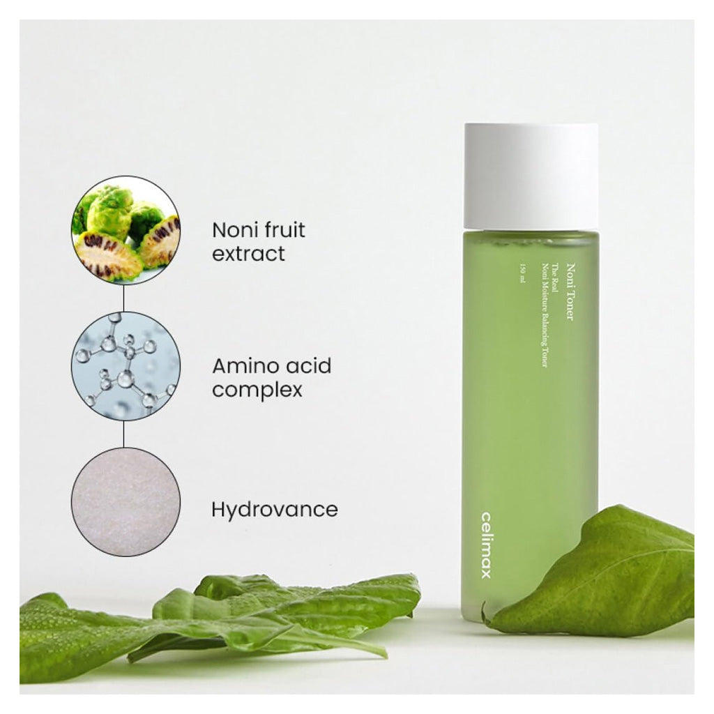 Celimax The Real Noni Moisture Balancing Toner 150 ml Hydration Balance & Skin Soothing (K Beauty)