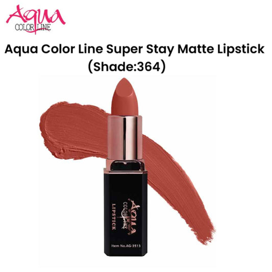 Aqua Color Line Super Stay Matte Lipstick (Shade:364)