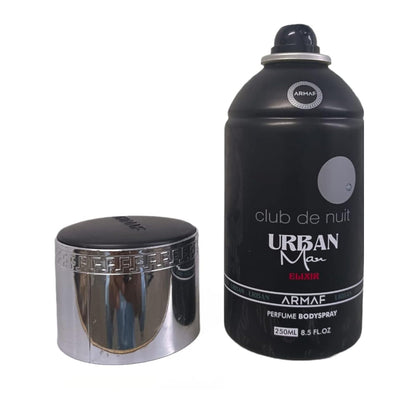 Armaf Club De Nuit Urban Man Elixir Perfumed Body Spray 250ml Long-Lasting Bold & Masculine Fragrance