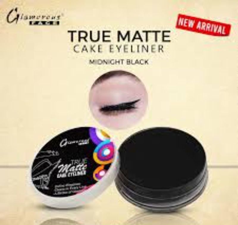 Glamorous Face Cake Eyeliner (MIDNIGHT BLACK)
