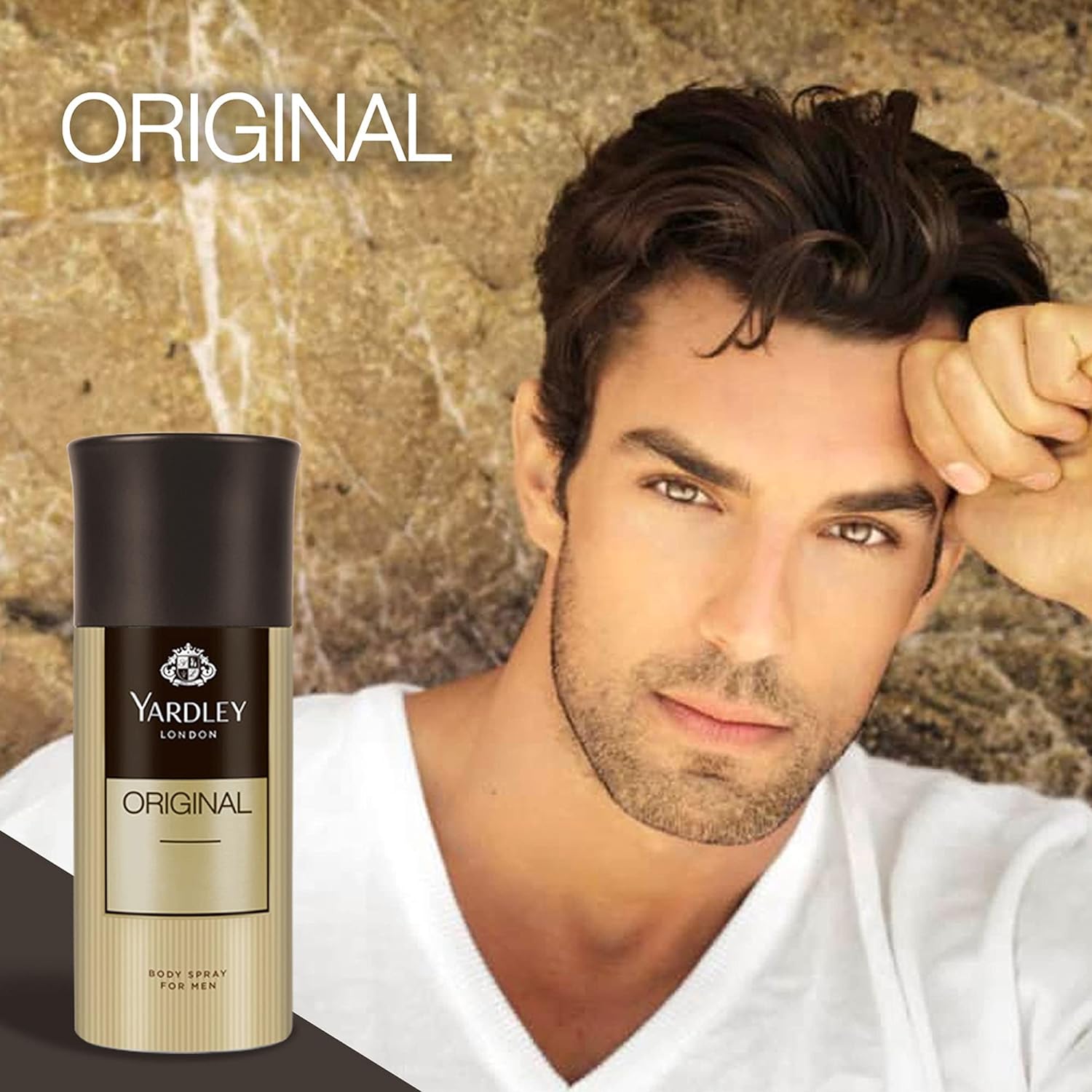 Yardley London Original for Men Body Spray 150 ml Classic Masculine Fragrance & Long‑Lasting Freshness