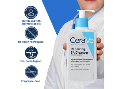 CeraVe Renewing SA Cleanser 237ml USA STOCK
