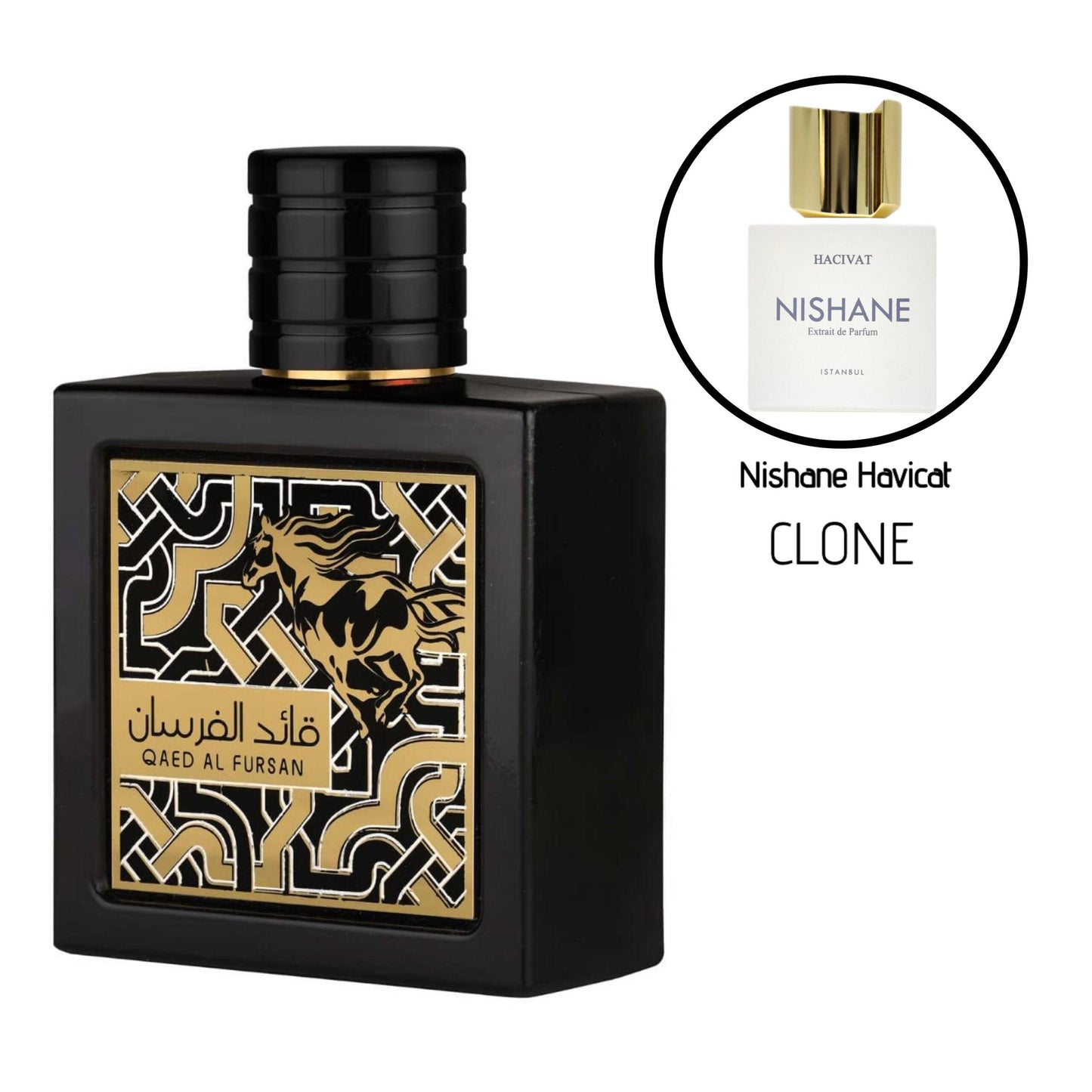 Lattafa Qaed Al Fursan Black 90ml Long Lasting Unisex Eau de Parfum