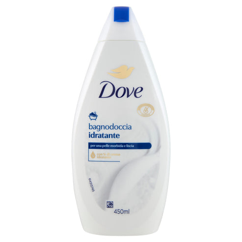 Dove Idratante Moisturizing Shower Gel 450ml - Gentle Hydrating Body Wash for Smooth & Soft Skin