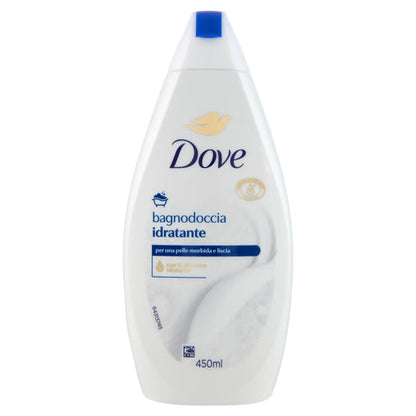 Dove Idratante Moisturizing Shower Gel 450ml - Gentle Hydrating Body Wash for Smooth & Soft Skin