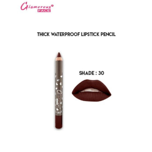 Glamorous Face Thick WaterProof LipStick Pencil (SHADE 30)