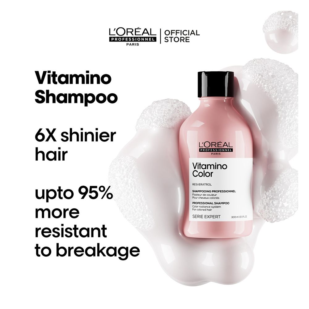 Loreal Professionnel Serie Expert Vitamino Shampoo 300ml - For Color Treated Hair