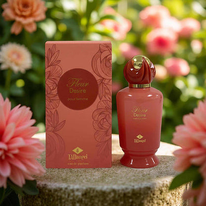 Fleur Desire Pour Femme By Tad Angel EDP 100ml For Women – Long Lasting Floral Perfume, Luxury Fragrance Spray, Feminine Roma