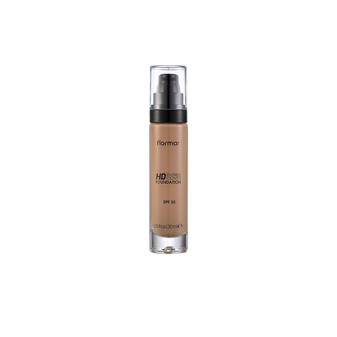 Flormar Invisible Cover HD Foundation SPF 30 (Shade: 120 Honey) 30ml