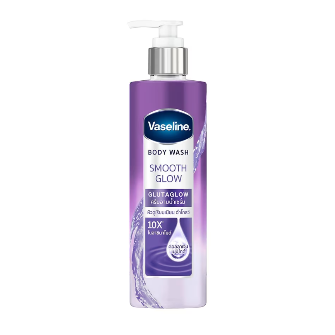 Vaseline Smooth Glow Glutaglow Body Wash 425ml Hydrating & Brightening Skin Care