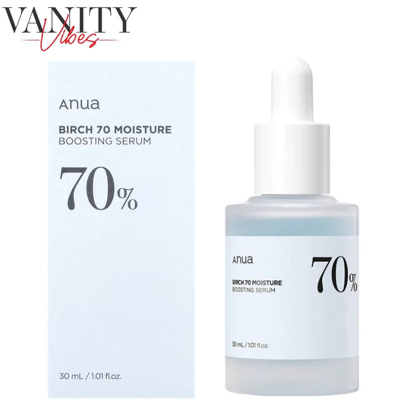 Anua Birch 70% Moisture Boosting Serum 30 ml Deep Hydration & Skin Nourishment (K Beauty)