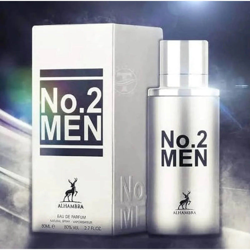 Maison Alhambra No. 2 Eau de Parfum for Men 80ml Long-Lasting Modern Masculine Fragrance