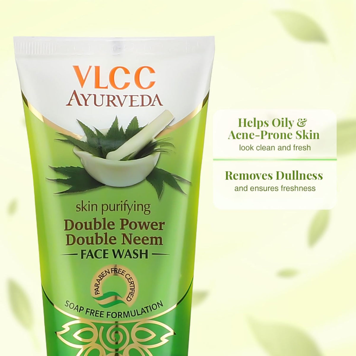 VLCC Ayurveda Skin Purifying Double Power Double Neem Face Wash 100ml