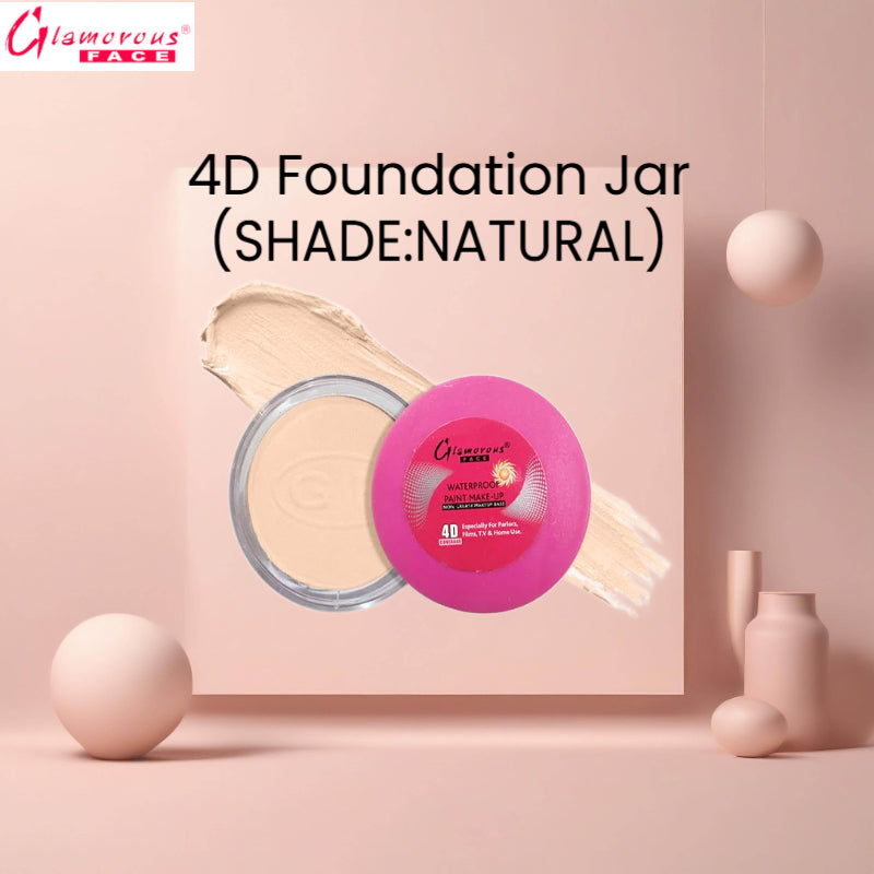 Glamorous Face 4D Foundation Jar (Shade:Natural)