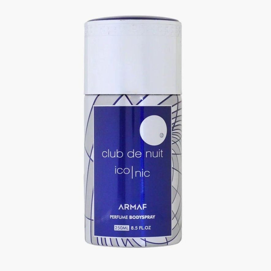 Armaf Club De Nuit Iconic Perfumed Body Spray 250ml Long-Lasting Bold & Masculine Fragrance