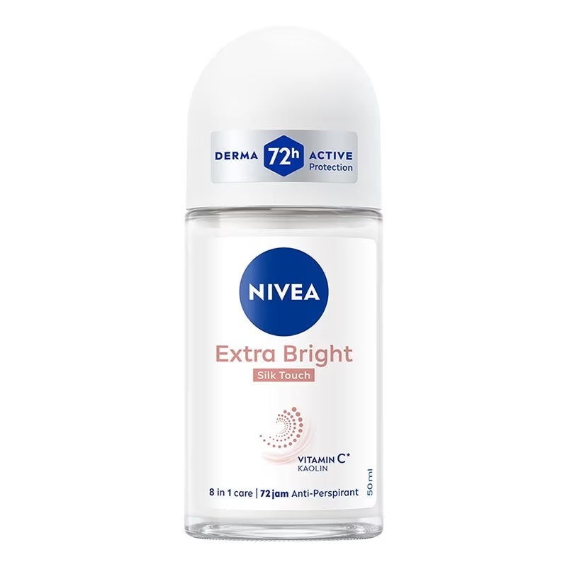 Nivea Extra Bright Silk Touch Anti Perspirant Roll On 50ml