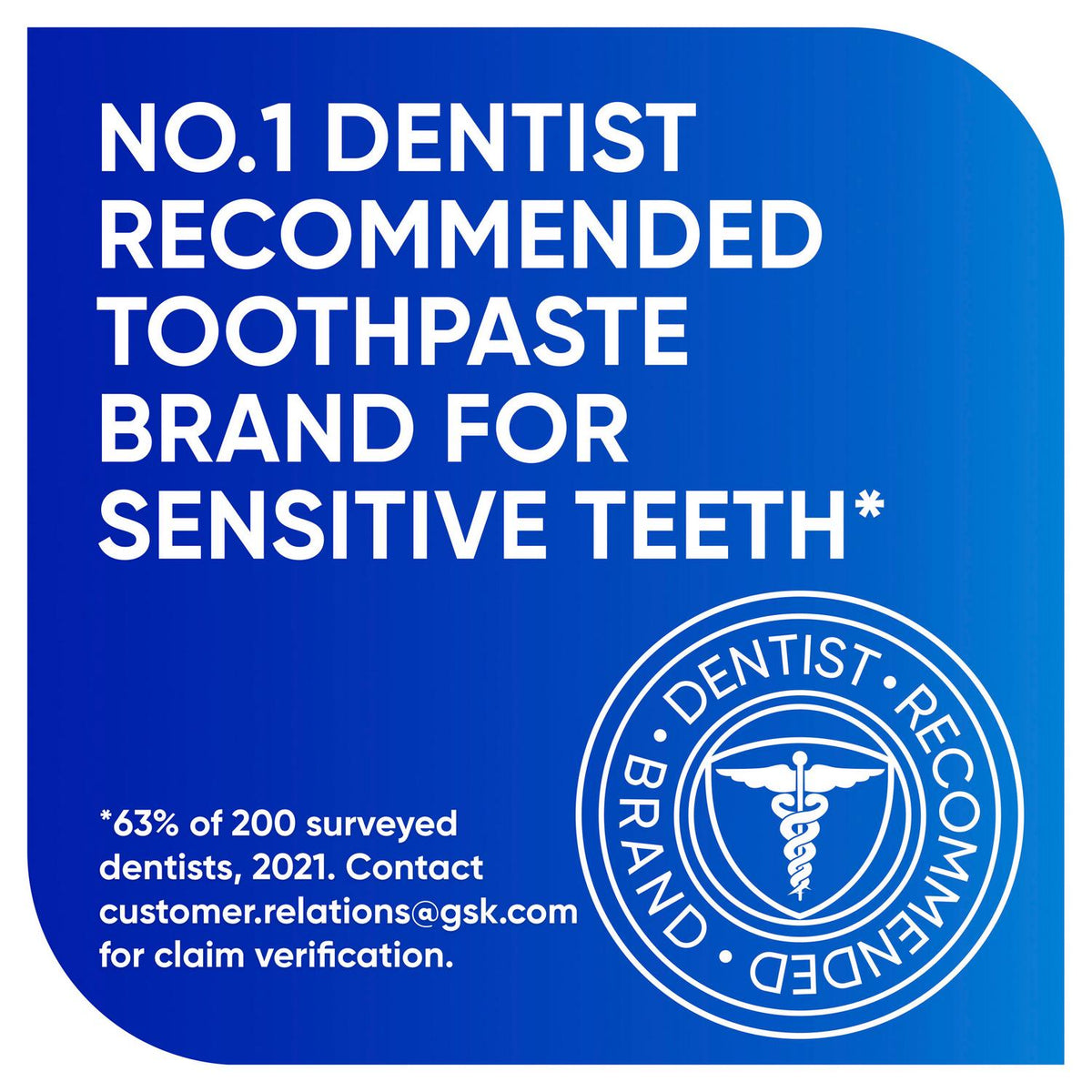 Sensodyne Rapid Relief Toothpaste 75ml Fast Relief for Sensitive Teeth