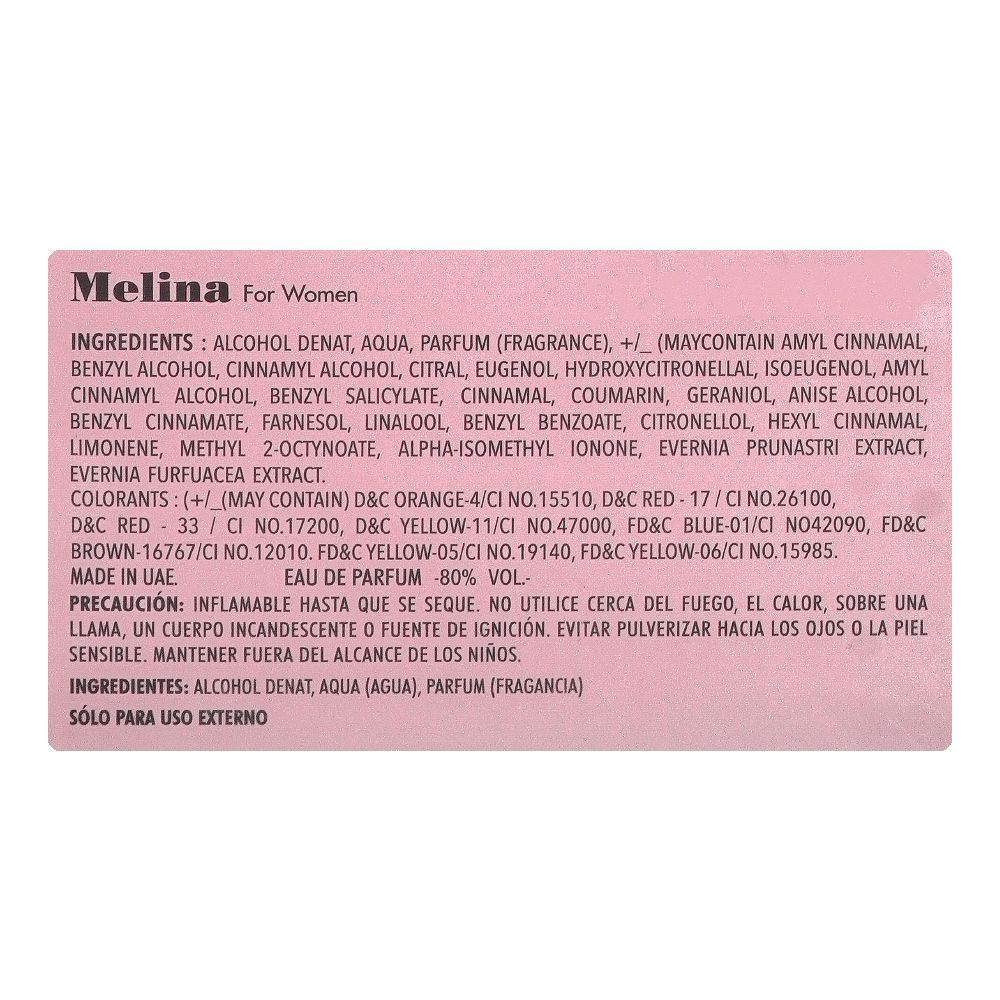 Aris Perfumes EMPER MELINA Eau de Parfum 80ml Pour Femme