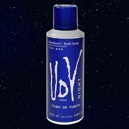 UDV for Men Night Body Spray 200ml Long-Lasting Fresh & Masculine Fragrance