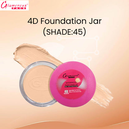 Glamorous Face 4D Foundation Jar (Shade:45)