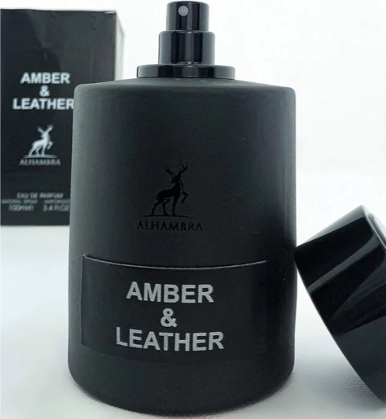 Maison Alhambra Amber and Leather by Al Hamra 100ml Perfume for Women And Men