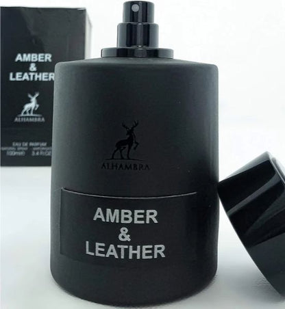 Maison Alhambra Amber and Leather by Al Hamra 100ml Perfume for Women And Men