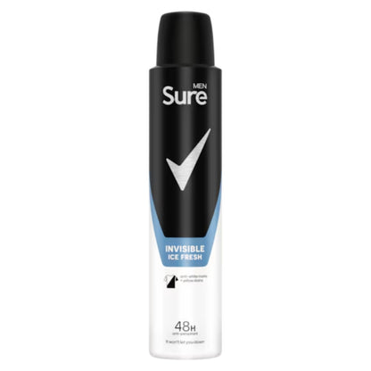 Sure Men 48hr Invisible Ice Fresh Antiperspirant Deodorant Spray