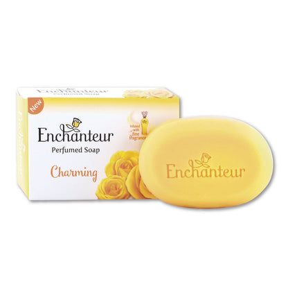 Enchanteur Deluxe Charming Soap 90g – Perfumed Floral Beauty Soap for Soft, Smooth & Fresh Fragrant Skin Daily Use