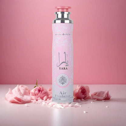 Lattafa Yara Air Freshener 300ml - Long Lasting Luxury Sweet Floral Fragrance Room Spray for Home & Office