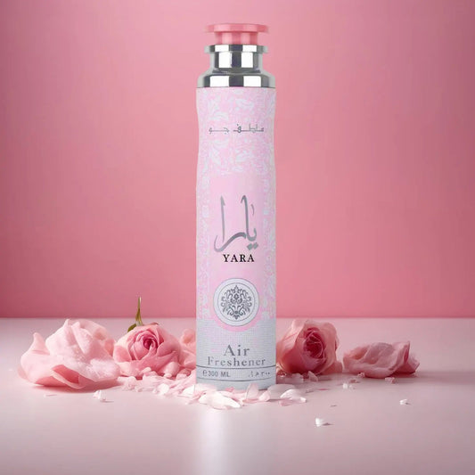 Lattafa Yara Air Freshener 300ml - Long Lasting Luxury Sweet Floral Fragrance Room Spray for Home & Office