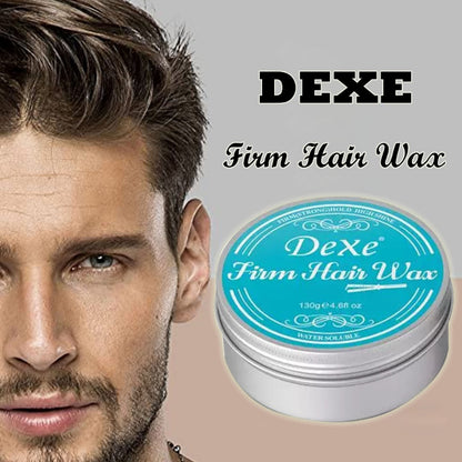 DEXE Firm Hair Wax Strong Hold 130 g Long-Lasting Hold & Defined Hairstyle (Blue)