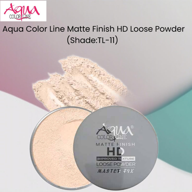 Aqua Color Line Matte Finish HD Loose Powder (Shade:TL-11)